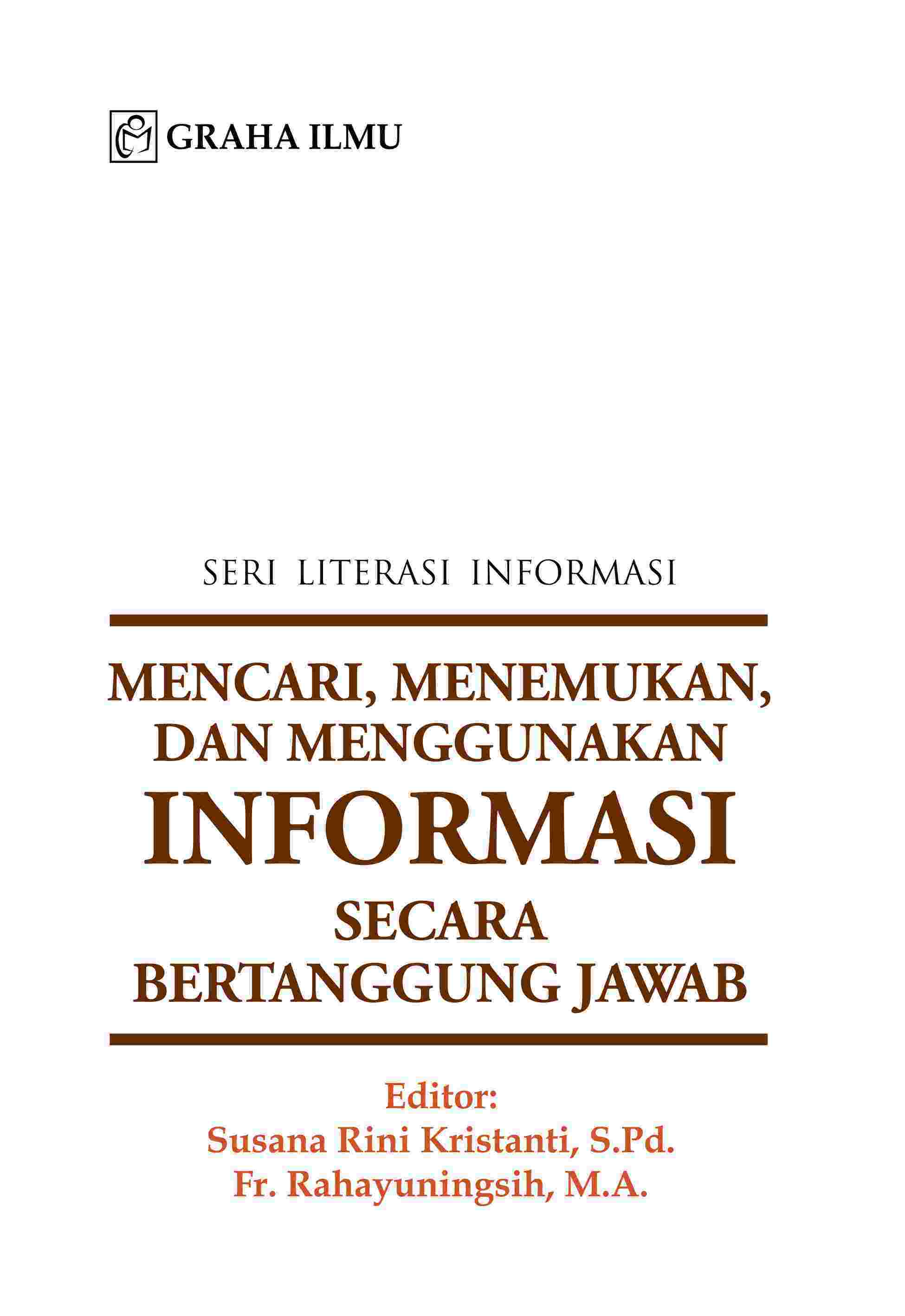 Sampul buku Mencari, Menemukan, ...